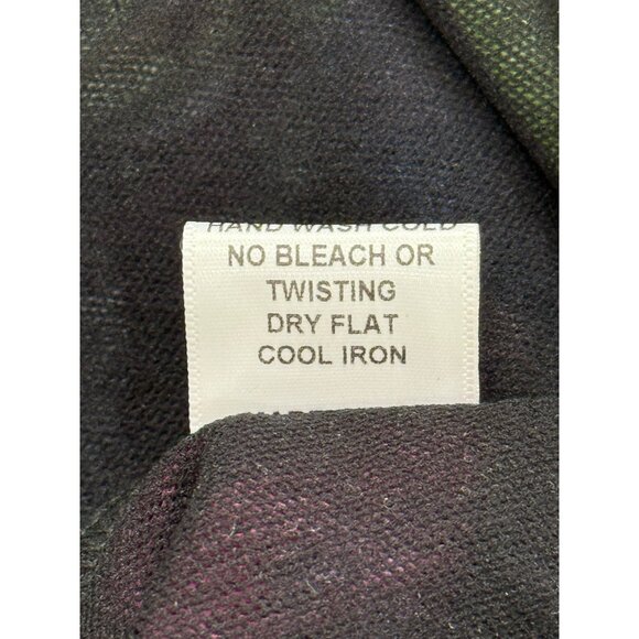 Petit Pois Rainbow Flower Raglan Top Long Sleeve Sheer Mesh Stretch Tunic Size L - Picture 8 of 8